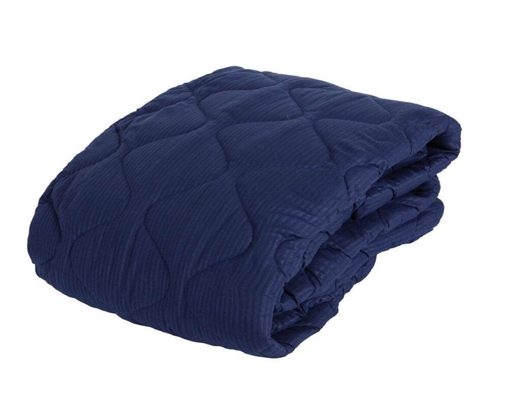 Suede Touch quilt, Peacoat Blue