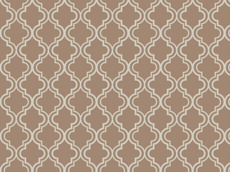 Morocco quilted bedspread, Mocha