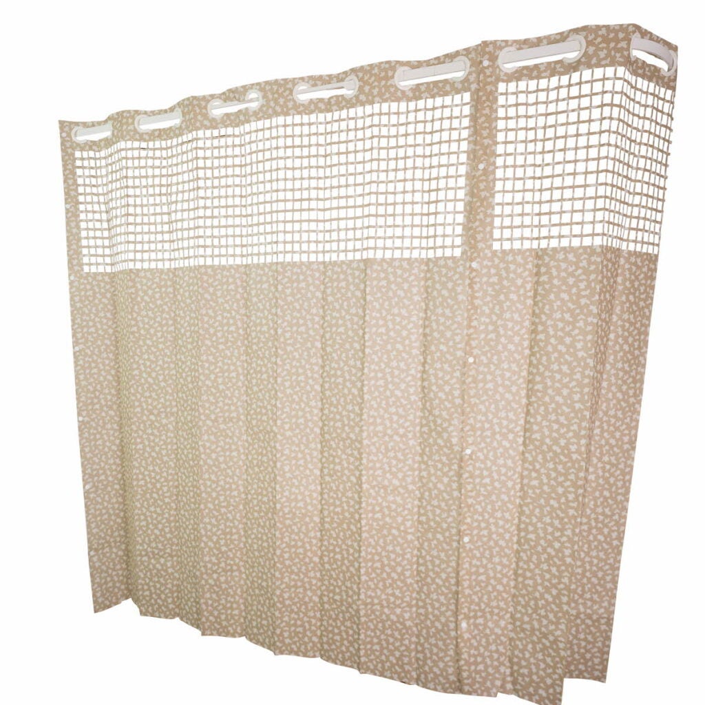 On The Right Track disposable cubicle curtain, Migration, G-ring
