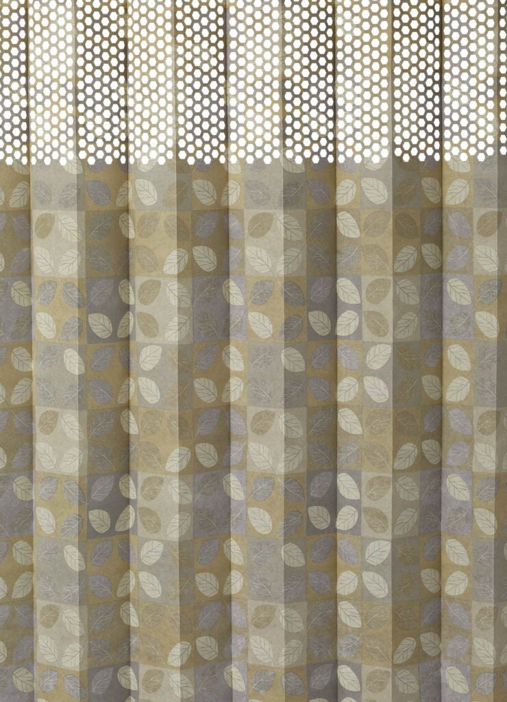 Economy disposable traditional cubicle curtain, Uptown