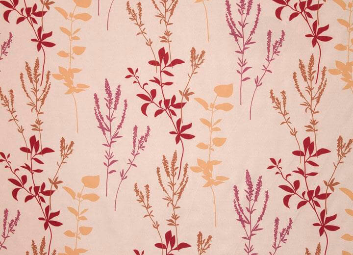 Luxor quilt, Jardin Burgundy
