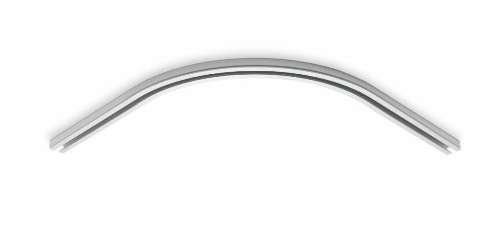 IV carrier, 90° curve, 2.5 ft. x 2.5 ft. L, no track splices