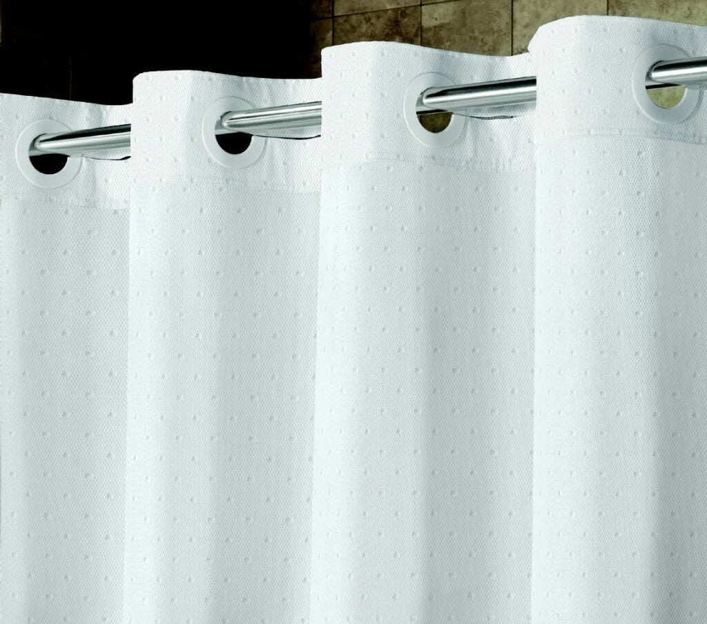 Raindrop shower curtain