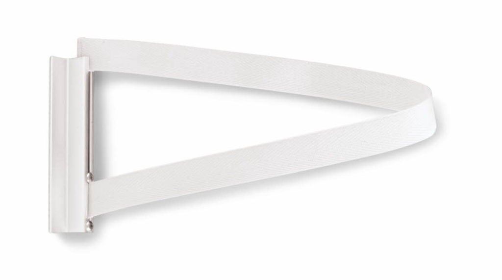 Curtain tieback, self-adhesive