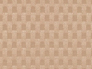 On The Right Track Quickship reusable cubicle curtain, Mini Squares, Cookie, G-ring