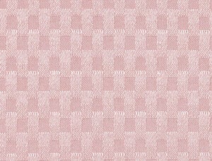 On The Right Track Quickship reusable cubicle curtain, Mini Squares, Rose, C-ring