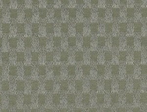 On The Right Track Quickship reusable cubicle curtain, Mini Squares, Sage, C-ring
